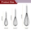 Unique Bargains Stainless Steel Silicone Non-Stick Coated Heat-Resistant Whisk 3 Pcs -Kitchen Tools Shop GUEST e457d9b7 da56 49eb b67b 4cf2045e76f8
