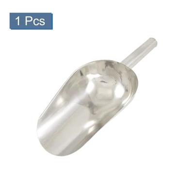 Unique Bargains Kitchen Stainless Steel Flour Shovel 10" Length Ice Cream Scoops Silver Tone 1 Pc 4 Unique Bargains Kitchen Stainless Steel Flour Shovel 10" Length Ice Cream Scoops Silver Tone 1 Pc - Image 2