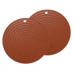 Unique Bargains Round Heat Resistant Silicone Trivet Mat With Hang Hole 2 Pcs 24 Unique Bargains Round Heat Resistant Silicone Trivet Mat With Hang Hole 2 Pcs -Kitchen Tools Shop GUEST e4ecc763 1de9 4dea 8f3b b88dd00fe589