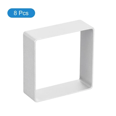 Unique Bargains Metal Square Lightweight Durable Cookie Cutter 1.8 X 1.8 X 0.67 Inch Silver 8 Pcs 4 Unique Bargains Metal Square Lightweight Durable Cookie Cutter 1.8 X 1.8 X 0.67 Inch Silver 8 Pcs - Image 2