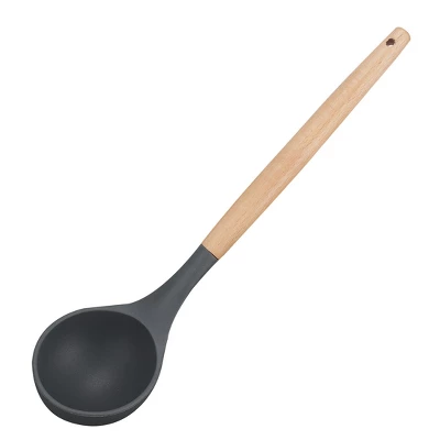 Unique Bargains Heat Resistant Kitchen Cooking Dark Gray Soup Ladle 12.4 Inch Dark Gray 1 Pc 8 Unique Bargains Heat Resistant Kitchen Cooking Dark Gray Soup Ladle 12.4 Inch Dark Gray 1 Pc - Image 6