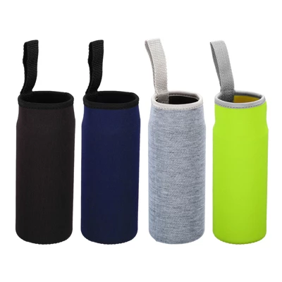 Unique Bargains Neoprene Insulated Water Bottle Sleeves With Finger Strap 2.56"x7.09" 4 Pcs Black Navy Blue Green Gray 8 Unique Bargains Neoprene Insulated Water Bottle Sleeves With Finger Strap 2.56"x7.09" 4 Pcs Black Navy Blue Green Gray - Image 6