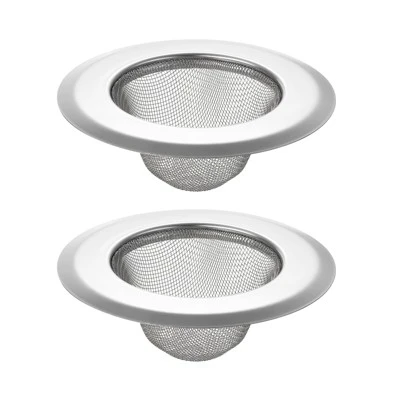 Unique Bargains Stainless Steel Mesh Durable Rust-Proof Kitchen Sink Strainer 2 Pcs 5 Unique Bargains Stainless Steel Mesh Durable Rust-Proof Kitchen Sink Strainer 2 Pcs - Image 3