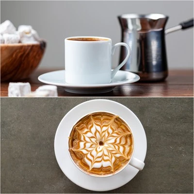 Unique Bargains Stainless Steel Milk Frothing Coffee Warming Pot With Spout 4 Unique Bargains Stainless Steel Milk Frothing Coffee Warming Pot With Spout - Image 2