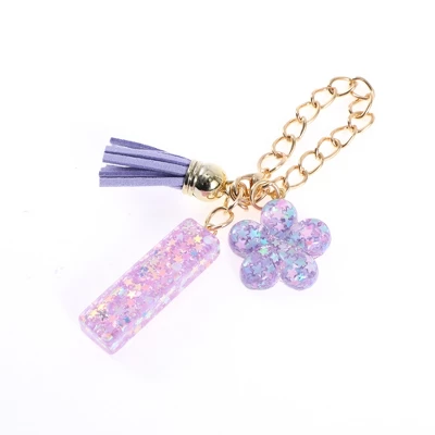Unique Bargains Star Sequin Letter I Flower Tassel Water Cup Pendant Purple 1 Pc 6 Unique Bargains Star Sequin Letter I Flower Tassel Water Cup Pendant Purple 1 Pc - Image 4