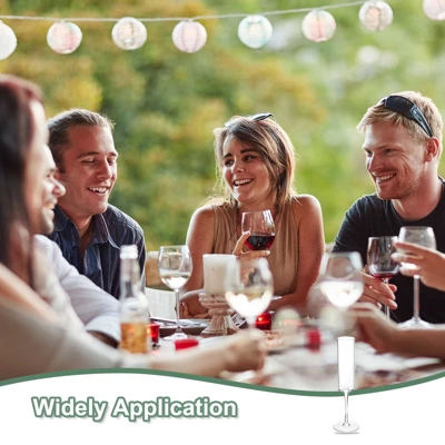 Unique Bargains Lightweight Elegant Long Stem Champagne Flutes 1 Pc 6 Unique Bargains Lightweight Elegant Long Stem Champagne Flutes 1 Pc - Image 4