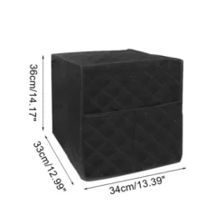 Unique Bargains Dustproof Coffee Maker Dust Cover 13.39"x12.99"x14.17" Black 1 Pc -Kitchen Tools Shop GUEST ea1bd976 69f1 4e24 b8b6 eabe7e9a92f2