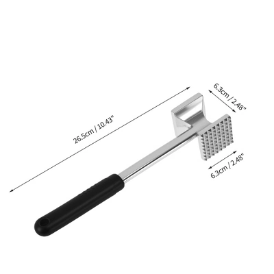 Unique Bargains Meat Tenderizer Mallet Silver Tone 1 Pc 7 Unique Bargains Meat Tenderizer Mallet Silver Tone 1 Pc - Image 5