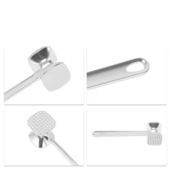 Unique Bargains Meat Tenderizer Mallet Silver Tone 1Pc 10 Unique Bargains Meat Tenderizer Mallet Silver Tone 1Pc -Kitchen Tools Shop GUEST eae5d1b5 4f38 43ce 8af6 bf40dc43d1f3