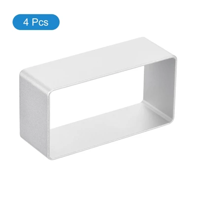 Unique Bargains Aluminum Alloy Cookie Biscuit Cutter 2.6" X 1.4" X 0.8" Silver 4 Pcs 4 Unique Bargains Aluminum Alloy Cookie Biscuit Cutter 2.6" X 1.4" X 0.8" Silver 4 Pcs - Image 2