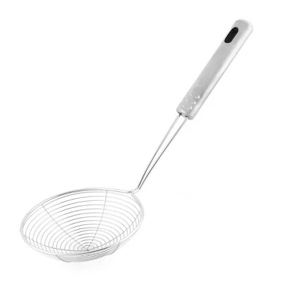 Unique Bargains Home Kitchen Metal Wire Spiral Mesh Frying Skimmer Strainer Silver Tone 7.5'' Dia 1 Pc 5 Unique Bargains Home Kitchen Metal Wire Spiral Mesh Frying Skimmer Strainer Silver Tone 7.5'' Dia 1 Pc - Image 3