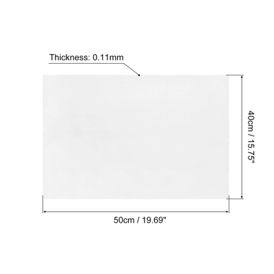 Unique Bargains Glass Fiber Non-stick Heat Resistant Reusable Baking Mat White 4 Pcs 19.69" X 15.75" 3 Unique Bargains Glass Fiber Non-stick Heat Resistant Reusable Baking Mat White 4 Pcs 19.69" X 15.75"