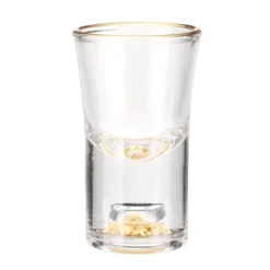 Unique Bargains Polystyrene Lightweight Shot Glasses With Gold Leaf Flakes 1 Pc -Kitchen Tools Shop GUEST ec9cb8db 0a0a 4b1c 9a90 1f10889ae11f