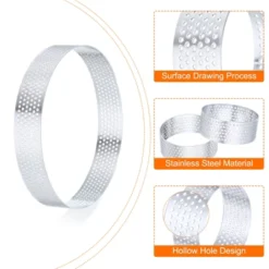 Unique Bargains Stainless Steel Non-Stick Perforated Baking Dessert Round Cake Ring 3 Pcs 20 Unique Bargains Stainless Steel Non-Stick Perforated Baking Dessert Round Cake Ring 3 Pcs -Kitchen Tools Shop GUEST ed3be08b ae0a 44d9 a230 217c89ff6191