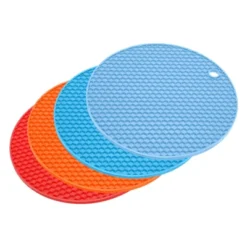 Unique Bargains Round Silicone Heat Resistant Non-slip Flexible Trivet Mats 4 Pcs 15 Unique Bargains Round Silicone Heat Resistant Non-slip Flexible Trivet Mats 4 Pcs -Kitchen Tools Shop GUEST edc5a0e7 1a38 44f0 9b1c d56e60c64146