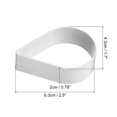 Unique Bargains Metal Biscuit Water Drop Silver Cookie Cutter 2.5 Inch X 1.7 Inch X 0.78 Inch 12 Pcs 3 Unique Bargains Metal Biscuit Water Drop Silver Cookie Cutter 2.5 Inch X 1.7 Inch X 0.78 Inch 12 Pcs