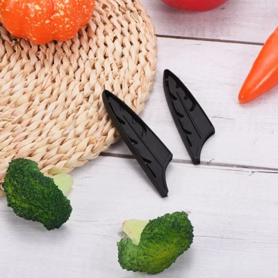 Unique Bargains Edge Guard Blade Protector Plastic 3.5" Paring Knife Sleeves Black 6 Unique Bargains Edge Guard Blade Protector Plastic 3.5" Paring Knife Sleeves Black - Image 4