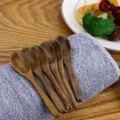 Unique Bargains Wooden Natural Grain Soup Ingredient Spoons 6" Brown 6 Pcs -Kitchen Tools Shop GUEST ee67733d 2723 421b 91a7 2d3cc6d18ea5