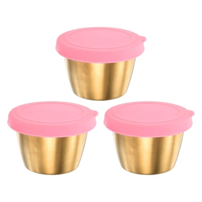 Unique Bargains Silicone Durable Leak-proof Airtight Pink Condiment Containers 10 Unique Bargains Silicone Durable Leak-proof Airtight Pink Condiment Containers - Image 8