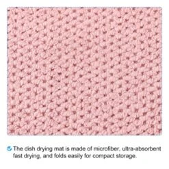 Unique Bargains Microfiber Ultra-absorbent Fast Drying Dish Drying Mat 15.75 X 11.82 Inch Pink 2 Pcs -Kitchen Tools Shop GUEST f16df4d1 4fe8 4a83 996f 3e99c412be4b