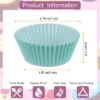 Unique Bargains Greaseproof Disposable Standard Size Cake Cookie Baking Cups 100 Pcs Light Blue -Kitchen Tools Shop GUEST f1708c25 36dd 4eff b4d4 418154358a4e