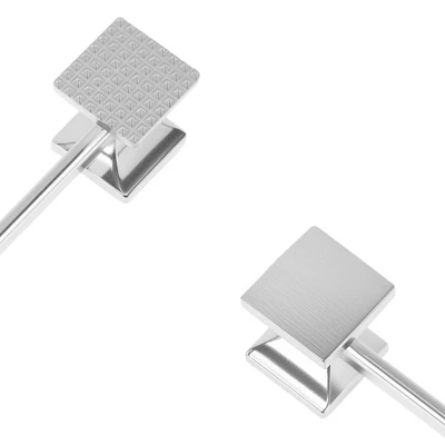 Unique Bargains Meat Tenderizer Mallet Silver Tone 1 Pc 4 Unique Bargains Meat Tenderizer Mallet Silver Tone 1 Pc - Image 2