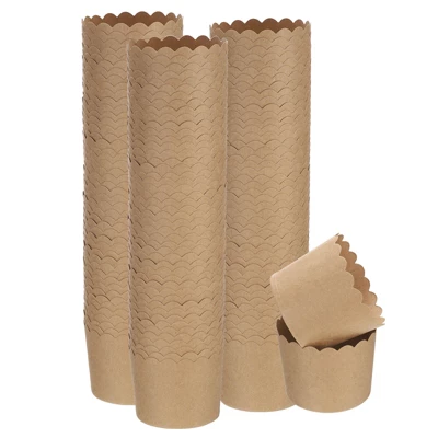 Unique Bargains Disposable Greaseproof Muffins Kraft Paper Baking Cups 150 Pcs 7 Unique Bargains Disposable Greaseproof Muffins Kraft Paper Baking Cups 150 Pcs - Image 5