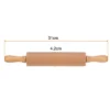 Unique Bargains Silicone Non-Stick Wooden Handle Kitchen Reusable Rolling Pin 2 Pcs -Kitchen Tools Shop GUEST f22bfcf1 f0c9 40ff be68 7e1a616289cc
