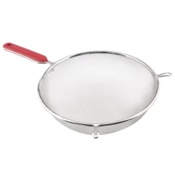 Unique Bargains Stainless Steel Mesh Strainer Long Handle Strainer For Kitchen 7.9" Dia Red 1 Pc -Kitchen Tools Shop GUEST f2c3f4b6 74e8 41cd 8338 f5ecedf81ab1