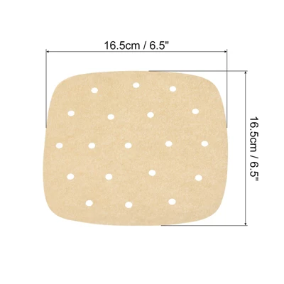 Unique Bargains Non-Stick Square Parchment Grilling Air Fryer Steaming Baking Mats 200 Pcs 3 Unique Bargains Non-Stick Square Parchment Grilling Air Fryer Steaming Baking Mats 200 Pcs