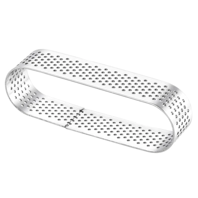 Unique Bargains Stainless Steel Oval Non-stick Heat-resistant Rust Resistant Cake Mousse Ring 4 Unique Bargains Stainless Steel Oval Non-stick Heat-resistant Rust Resistant Cake Mousse Ring - Image 2