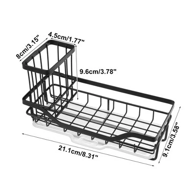 Unique Bargains Kitchen Storage Stainless Steel Sink Caddy 5 Unique Bargains Kitchen Storage Stainless Steel Sink Caddy - Image 3