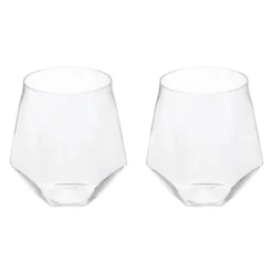 Unique Bargains PET Diamond Shape Stemless Lightweight Wine Glasses -Kitchen Tools Shop GUEST f725c2ea 39e9 4769 844a 8807959dd61a