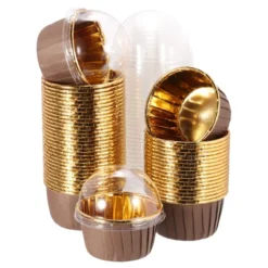 Unique Bargains Round Greaseproof Single-sided Aluminum Foil Cupcake Liners For Party 50 Pcs 15 Unique Bargains Round Greaseproof Single-sided Aluminum Foil Cupcake Liners For Party 50 Pcs -Kitchen Tools Shop GUEST f7ac5ce0 39c3 43dc b475 eaa695d0930e