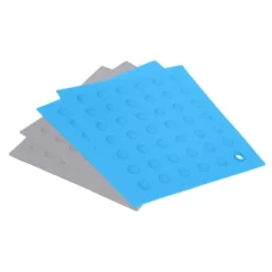Unique Bargains Silicone Heat Resistant Non-Slip Flexible Trivet Mat 4 Pcs -Kitchen Tools Shop GUEST f7b8b864 4f58 4830 9f90 066c42fef477