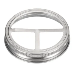 Unique Bargains 304 Stainless Steel Leak-Proof Mason Jar Toothbrush Holder Lid -Kitchen Tools Shop GUEST fa19559e ac28 482c 8e44 40ba389c6294