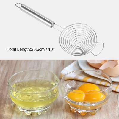 Unique Bargains Stainless Steel Long Handle Commercial Use Easy To Clean Egg Separator 10 X 3.6 Inches Silver 1 Pc 5 Unique Bargains Stainless Steel Long Handle Commercial Use Easy To Clean Egg Separator 10 X 3.6 Inches Silver 1 Pc - Image 3
