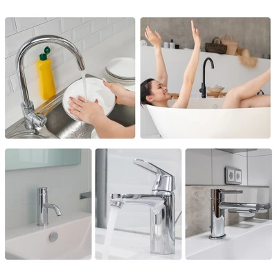 Unique Bargains Bathroom Kitchen Sponge Storage Aluminum Sink Caddy 10.24"x5.71"x2.56" 1 Pc 6 Unique Bargains Bathroom Kitchen Sponge Storage Aluminum Sink Caddy 10.24"x5.71"x2.56" 1 Pc - Image 4