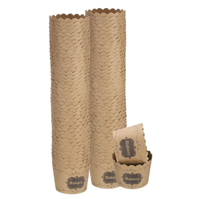 Unique Bargains Disposable Greaseproof Muffins Kraft Paper Baking Cups 100 Pcs 7 Unique Bargains Disposable Greaseproof Muffins Kraft Paper Baking Cups 100 Pcs - Image 5