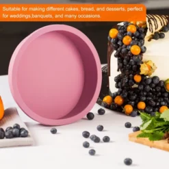 Unique Bargains Nonstick Quick Release Silicone Baking Round Cake Pans 3 Pcs -Kitchen Tools Shop GUEST fc3eccf3 1287 4ec6 b673 4fb6aba606fc