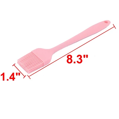 Unique Bargains Outdoor Kitchen Silicone Pastry BBQ Grill Roast Basting Oil Brush Pink 3 Unique Bargains Outdoor Kitchen Silicone Pastry BBQ Grill Roast Basting Oil Brush Pink