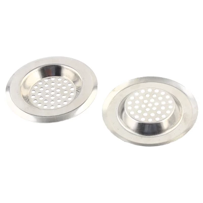 Unique Bargains Bathroom Round Metal Sink Basin Garbage Strainer 2 Pcs 5 Unique Bargains Bathroom Round Metal Sink Basin Garbage Strainer 2 Pcs - Image 3