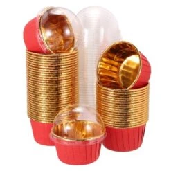 Unique Bargains Round Greaseproof Single-sided Aluminum Foil Cupcake Liners For Party 50 Pcs 17 Unique Bargains Round Greaseproof Single-sided Aluminum Foil Cupcake Liners For Party 50 Pcs -Kitchen Tools Shop GUEST fcf47ea4 8bf6 4aba 81c9 953370e113e2
