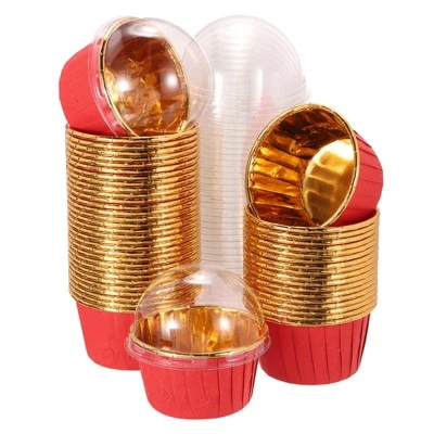 Unique Bargains Round Greaseproof Single-sided Aluminum Foil Cupcake Liners For Party 50 Pcs 10 Unique Bargains Round Greaseproof Single-sided Aluminum Foil Cupcake Liners For Party 50 Pcs - Image 8