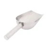 Unique Bargains Home 24.5cm Stainless Steel Flour Shovel Dry Bin Ice Cream Scoops Silver Tone 1 Pc