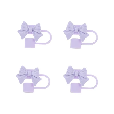 Unique Bargains Bow Straw Cover Cap 4 Pcs 12 Unique Bargains Bow Straw Cover Cap 4 Pcs - Image 10