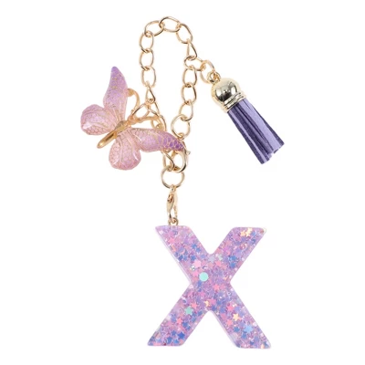 Unique Bargains Star Sequin Letter X Butterfly Tassel Water Cup Pendant Purple 1 Pc 7 Unique Bargains Star Sequin Letter X Butterfly Tassel Water Cup Pendant Purple 1 Pc - Image 5