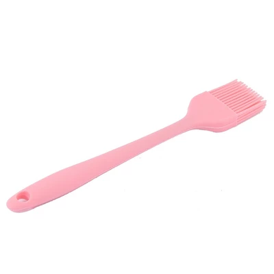 Unique Bargains Outdoor Kitchen Silicone Pastry BBQ Grill Roast Basting Oil Brush Pink 5 Unique Bargains Outdoor Kitchen Silicone Pastry BBQ Grill Roast Basting Oil Brush Pink - Image 3