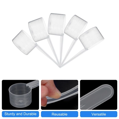 Unique Bargains Plastic Disposable Coffee Spices Measuring Spoons With Short Handle 5 Pcs 4 Unique Bargains Plastic Disposable Coffee Spices Measuring Spoons With Short Handle 5 Pcs - Image 2