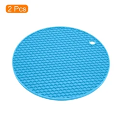 Unique Bargains Silicone Heat Resistant Non-slip Flexible Trivet Mat 7.08" X 7.08" X 0.24" Blue 2 Pcs 6 Unique Bargains Silicone Heat Resistant Non-slip Flexible Trivet Mat 7.08" X 7.08" X 0.24" Blue 2 Pcs -Kitchen Tools Shop GUEST fee270a0 cfed 426f bf9f 2d65cc10d53d